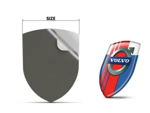 Volvo Etiqueta Impermeable Máximo Estilo Pro Diseño Estilizado